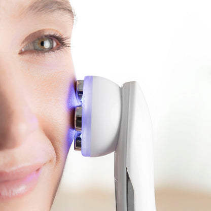 Masajeador Facial con Radiofrecuencia, Fototerapia y Electroestimulación Wace InnovaGoods